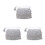 3Pcs Boho Silver Sequin Fringe Hip Scarf Belt for Dance Parties 10