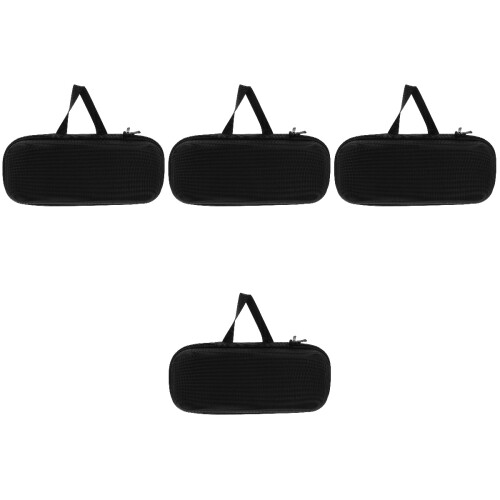 4 Pcs Microphone Case Portable Storage Pouch 2