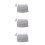 3Pcs Boho Silver Sequin Fringe Hip Scarf Belt for Dance Parties 4