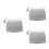 3Pcs Boho Silver Sequin Fringe Hip Scarf Belt for Dance Parties 9