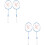 2 Pairs Training Pats Outdoor Racket Child 6