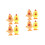 8 Pcs Clockwork Toy Model Plastic Mini Child 4