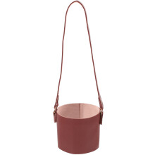 3Pcs Red PU Coffee Cup Sleeves with Handle Reusable Cup Holder