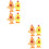 8 Pcs Clockwork Toy Model Plastic Mini Child 6