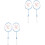2 Pairs Training Pats Outdoor Racket Child 3