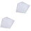 40Pcs White Transparent Plastic Template for DIY Kids Crafts Safe Use 3