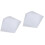 40Pcs White Transparent Plastic Template for DIY Kids Crafts Safe Use 4