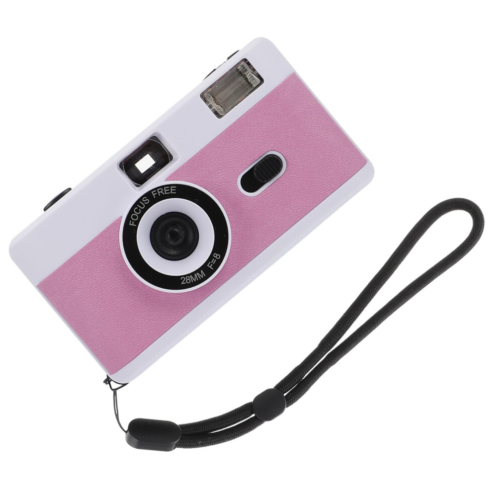 Retro Reusable Film Camera With Builtin Flash, Vintage 35Mm Point And Shoot For Easy Photography 9199774865289