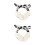 2Pcs Plush Warm Earmuff Rabbit Ears White Ear Cover Winter Use 6