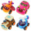 20Pcs Funny Compact Pull Back Car Toys Plastic Wear-Resistant Kids Use 5