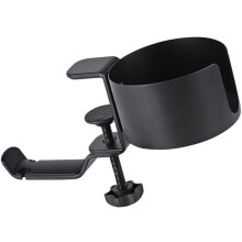 3 Count Under Desk Headset Holder Aluminium Alloy Headphone Hanger