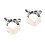 2Pcs Plush Warm Earmuff Rabbit Ears White Ear Cover Winter Use 3