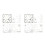 2 Count Acrylic Patchwork Ruler Sewing Quilting Rulers Templates 4