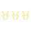 6Pcs Stable Stainless Steel Cooling Racks Foldable Yellow Cake Holder 9