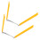 6Pcs Stable Stainless Steel Cooling Racks Foldable Yellow Cake Holder 1