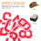 3 Sets Self-Adhesive Jersey Stickers Coloured Number Mailbox Decal 7