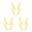 6Pcs Stable Stainless Steel Cooling Racks Foldable Yellow Cake Holder 6