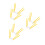 6Pcs Stable Stainless Steel Cooling Racks Foldable Yellow Cake Holder 8