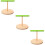 3Pcs Compact Wooden Bird Perch Stand Stable Base Parrot Training Rack 11