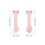 2Pièces Ustensiles Silicone Pour Animaux Rose Spatule 2