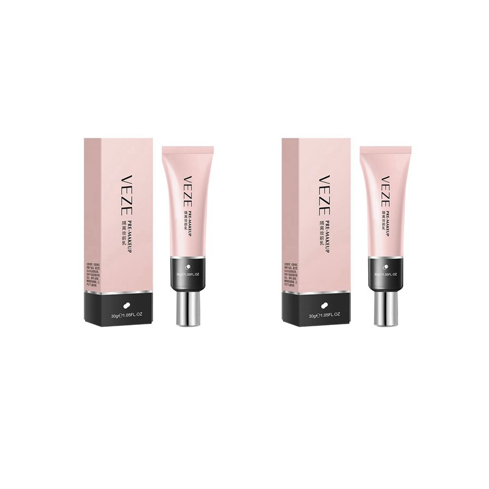 2X VEZE Foundation Breathable  Natural Cosmetic Concealer Pre-Makeup Primer Pore Eraser
