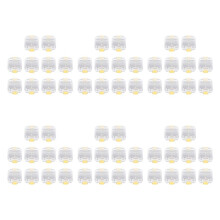 60 Stuks Plastic Prothese Tand Doos met Film Hoge Kwaliteit Prothese Opbergdoos Tandheelkundige Implantaat Membraan Tand Doos