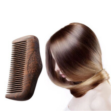 5X Pocket Comb Sandalwood Green Natural Super Narrow Dent Wood Combs Static Lice Beard Comb Hairstyle Sandalwood Comb