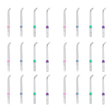 Accessoires D'Hygiène Buccale pour Buse de Soie Dentaire pour  WP-100 WP-450 WP-250 Nicefeel Flycat FC168 Waterpulse V300, 24PCS