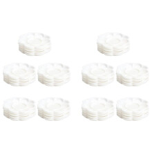 50 St Plast Nail Art Paint Färgblandningspalett Plate Disk Essential Tool