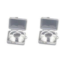 4X Soundproof Earplugs Three Layer Silicone Earplugs Waterproof Swimming Ear Plugs Sleep Noise Reduction Comfortable-E