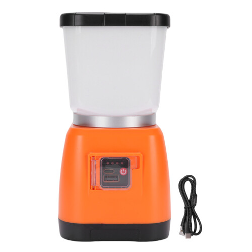 Wiederaufladbare Campinglaterne 6000mAh 28-LED Orange 1