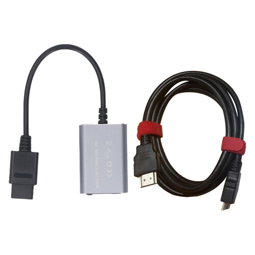 720P HD-Video-Adapter für N64 SFC SNES NGC, Silber 2