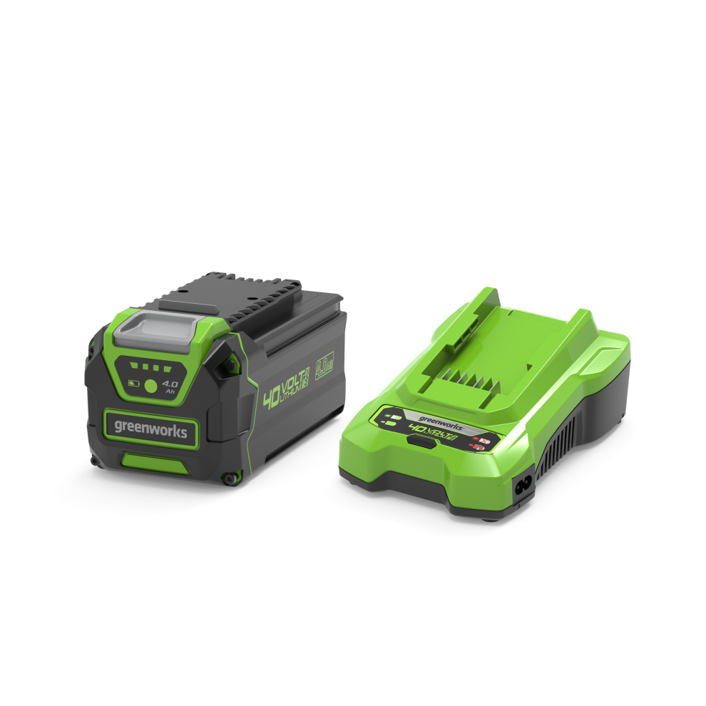 Greenworks 40V Starter Kit 4Ah Battery + Charger