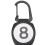 ABS Billiard Chalk Holder with Retractable Rope, Portable Pool Accessory 11