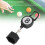 Hex-ABS Billardkreidehalter, ausziehbares Seil 8