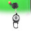 Hex-ABS Billardkreidehalter, ausziehbares Seil 9