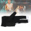 Linke Hand Poolhandschuh 3-Finger Nylon schwarz 6