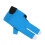 Linke Hand 3-Finger-Nylon-Pool-Handschuh, elastisch, blau 9