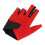 Linke Hand Pool-Handschuh Nylon 5-Finger universell rot 16