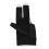 Linke Hand Poolhandschuh 3-Finger Nylon schwarz 2