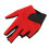 Linke Hand Pool-Handschuh Nylon 5-Finger universell rot 14