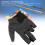 Linke Hand Pool-Handschuh 5-Finger elastisches Nylon grau 4