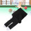 Linke Hand Poolhandschuh 3-Finger Nylon schwarz 4