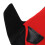 Linke Hand Pool-Handschuh Nylon 5-Finger universell rot 8