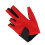 Linke Hand Pool-Handschuh Nylon 5-Finger universell rot 11
