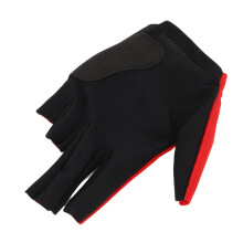 Linke Hand Pool-Handschuh Nylon 5-Finger universell rot