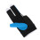 Linke Hand 3-Finger-Nylon-Pool-Handschuh, elastisch, blau 7