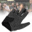 Linke Hand Pool-Handschuh 5-Finger elastisches Nylon grau 7