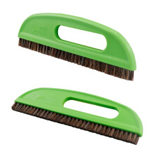 Horse Hair Wallpaper Brush with Gentle Bristles, Wide Coverage, Bubble Smoothing, Green