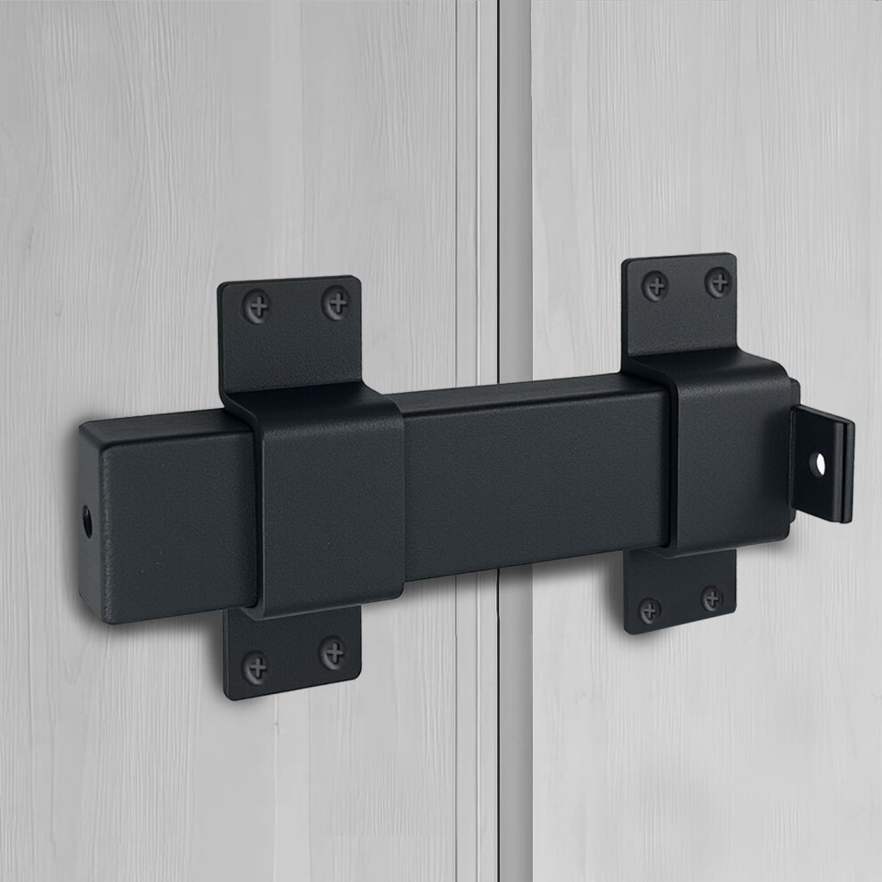 Heavy Duty Gate Latch Lock With Padlock Hole, Adjustable Weatherproof Steel Lock For Fences And Barn Doors 9199774867269